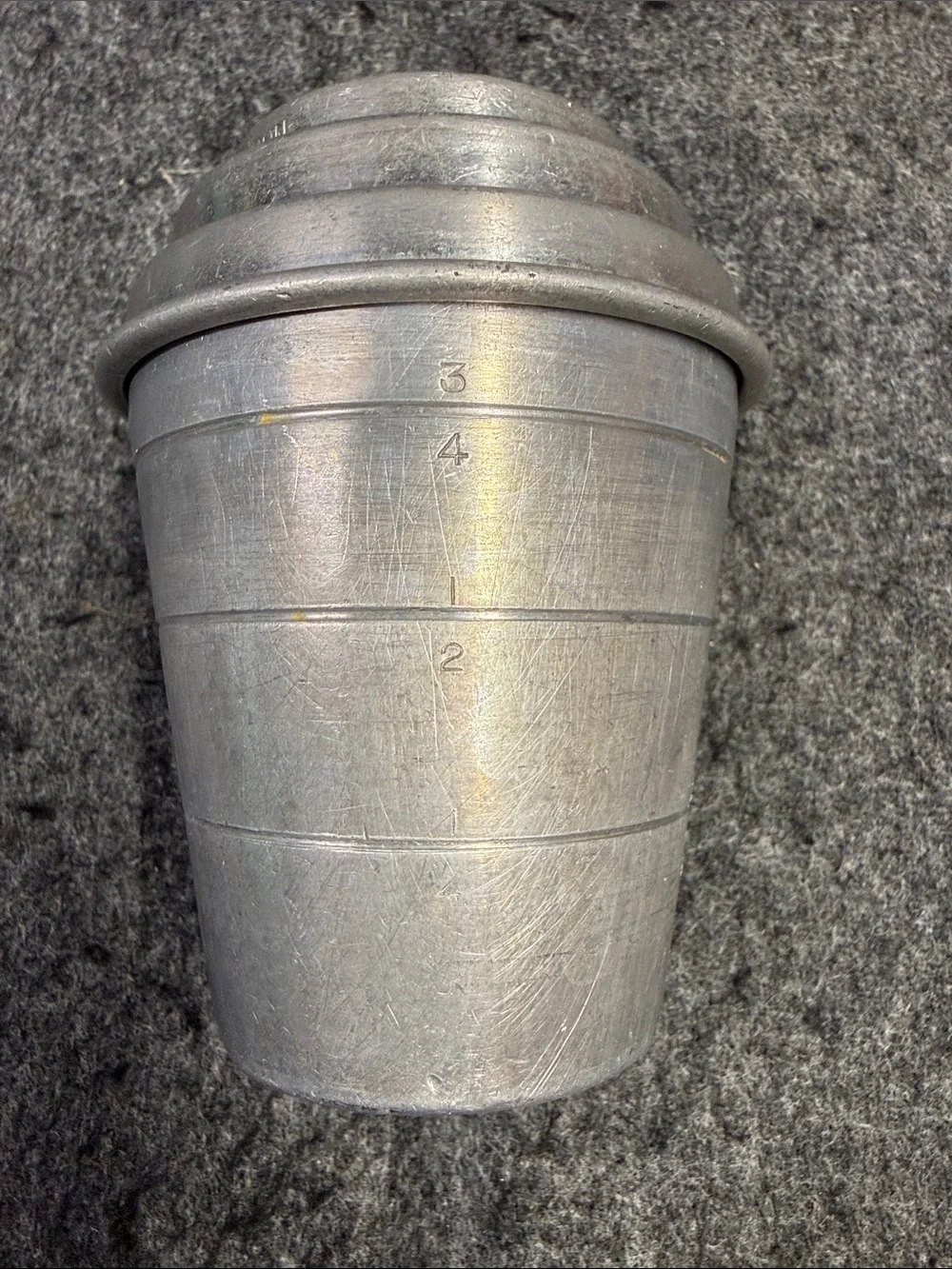Aluminum Smoothie Mixer & Measuring Cup - Silver